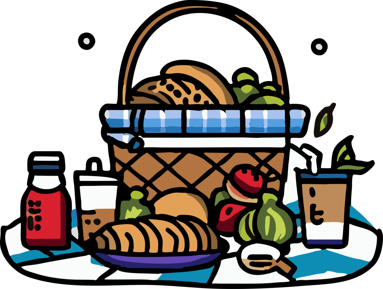 picnic png graphic clipart design