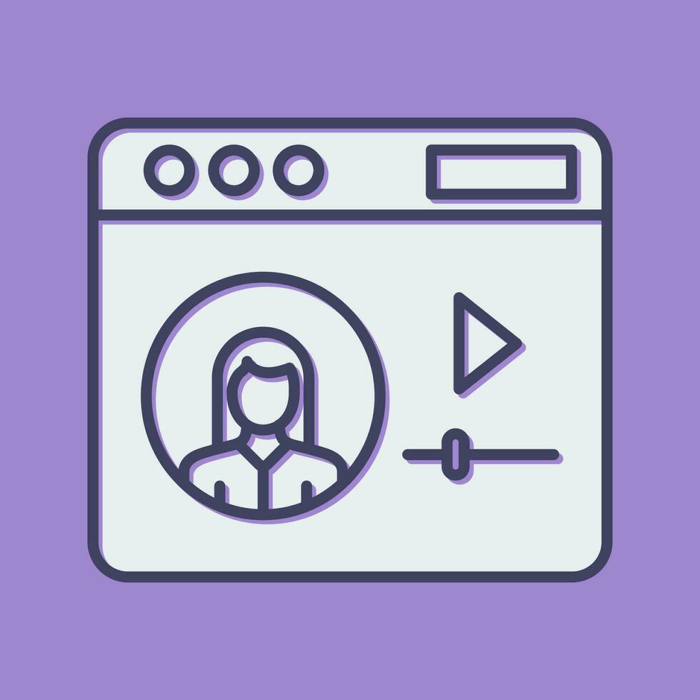 Video Tutorial Vector Icon