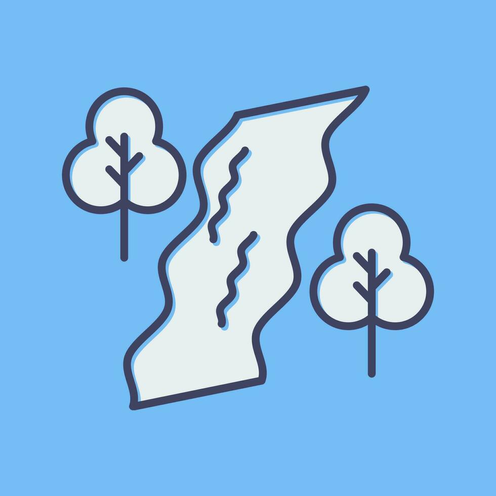 River Vector Icon