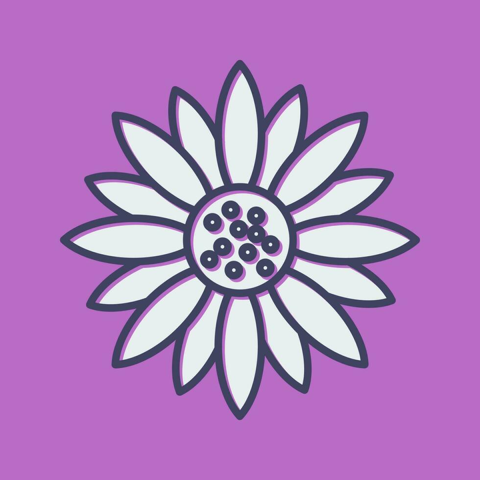 Sunflower Vector Icon