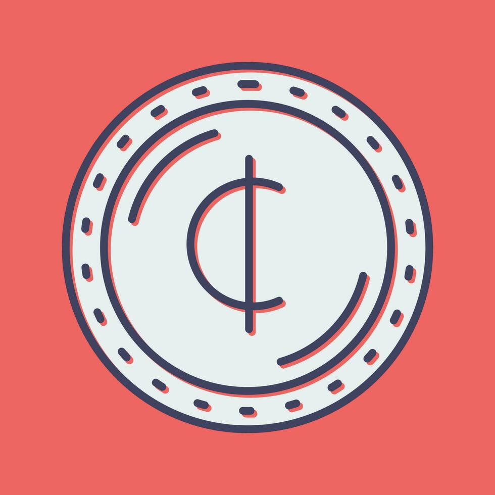 Cedis Currency Vector Icon