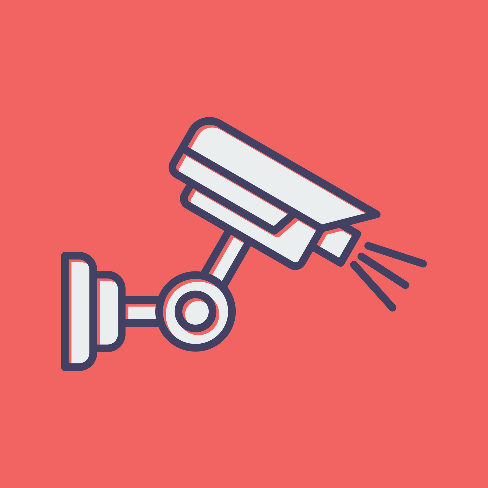 Security Camera Vector Icon 23624500 Vector Art at Vecteezy