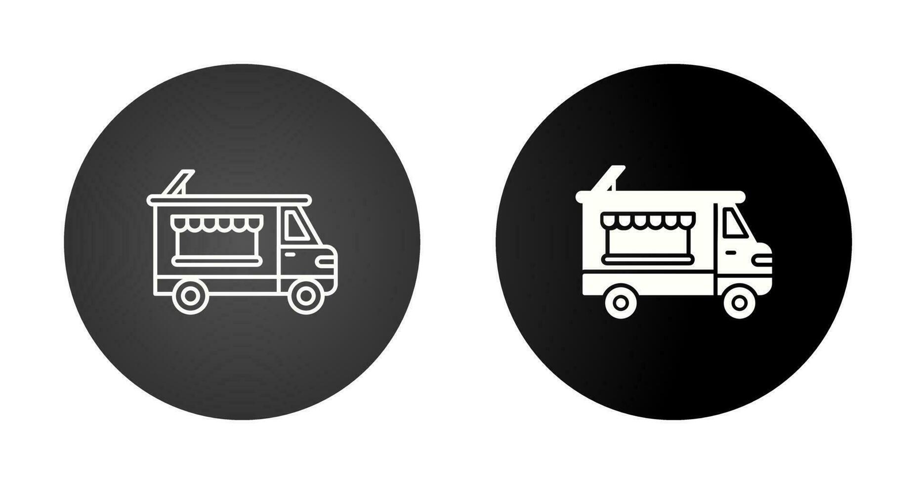 Bakery Truck Vector Icon