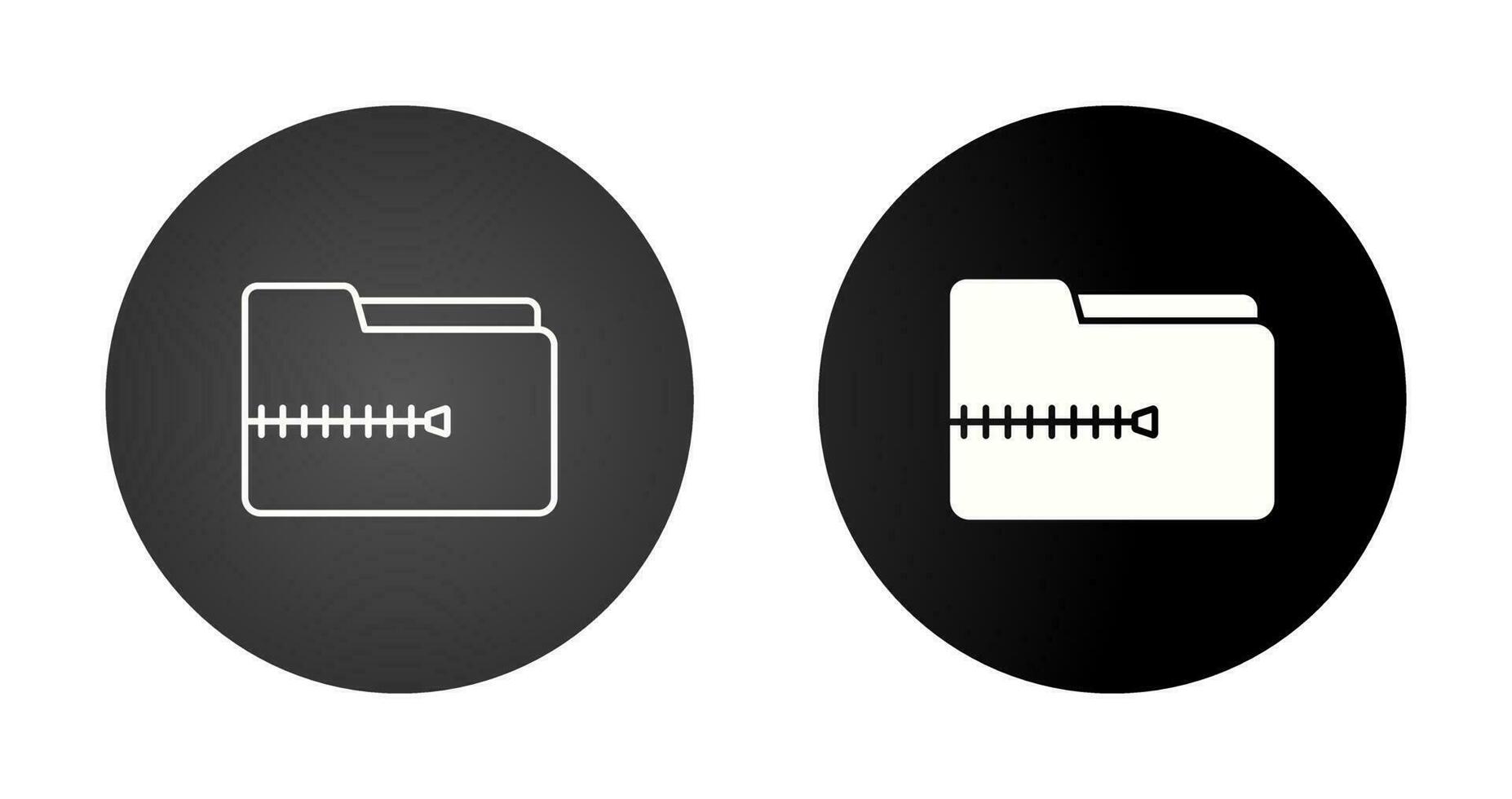 Zip File Vector Icon