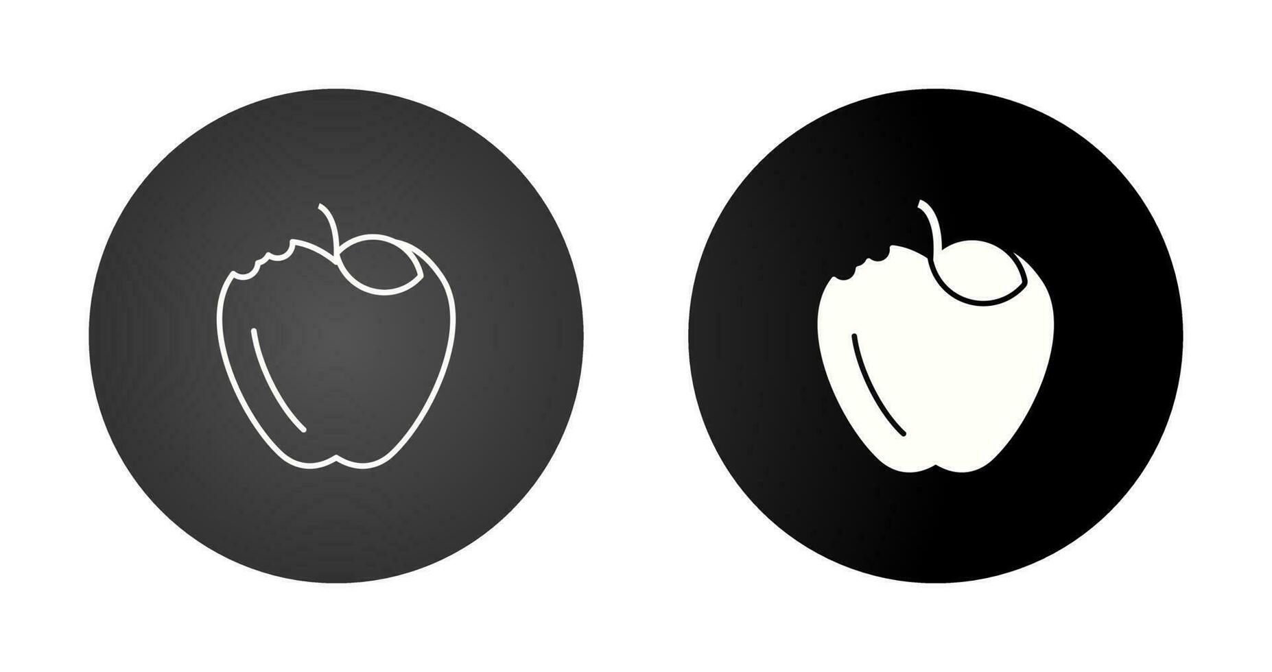 icono de vector de manzana