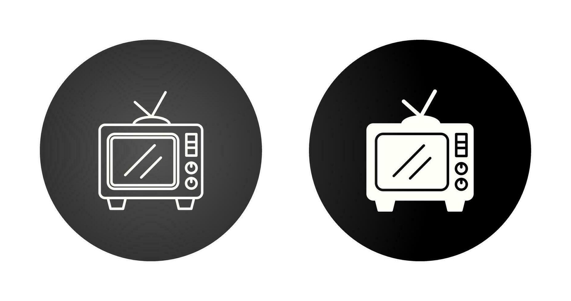 icono de vector de tv