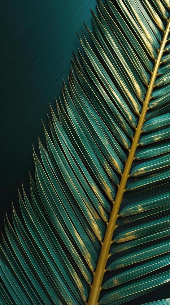 Palm leaf background. Illustration photo