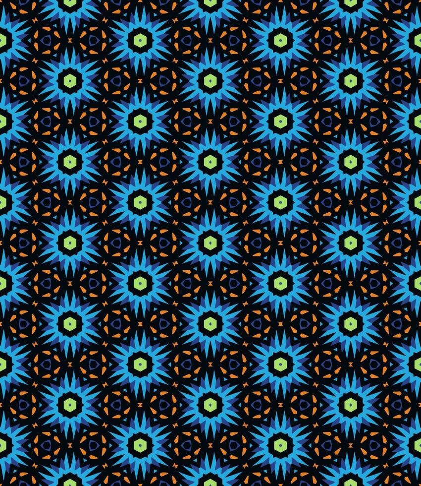 patrón abstracto sin costuras de varios colores. fondo y telón de fondo. multicolor colorido diseño ornamental. vector