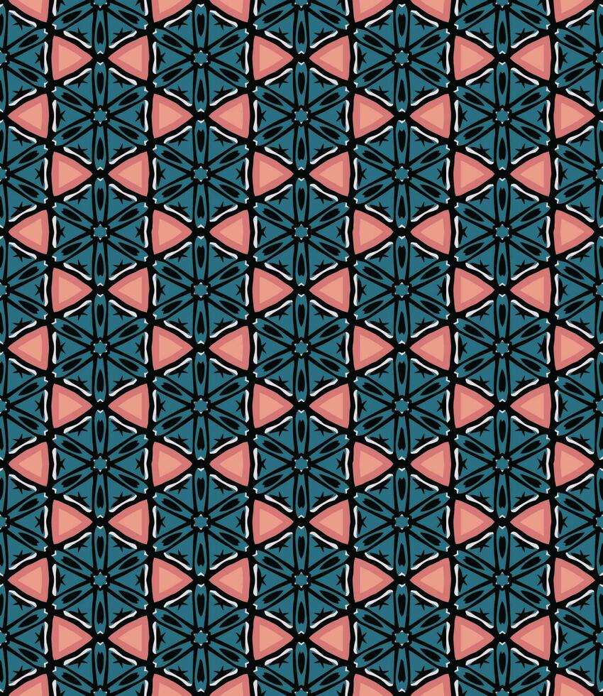 patrón abstracto sin costuras de varios colores. fondo y telón de fondo. multicolor colorido diseño ornamental. vector