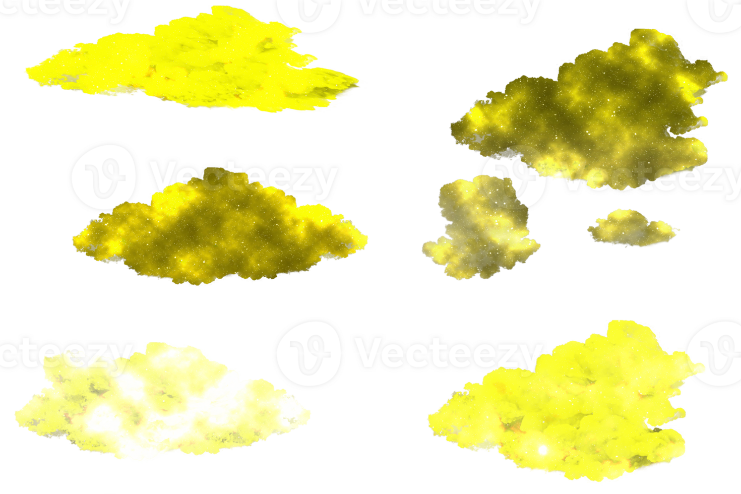 cloud in golden color png