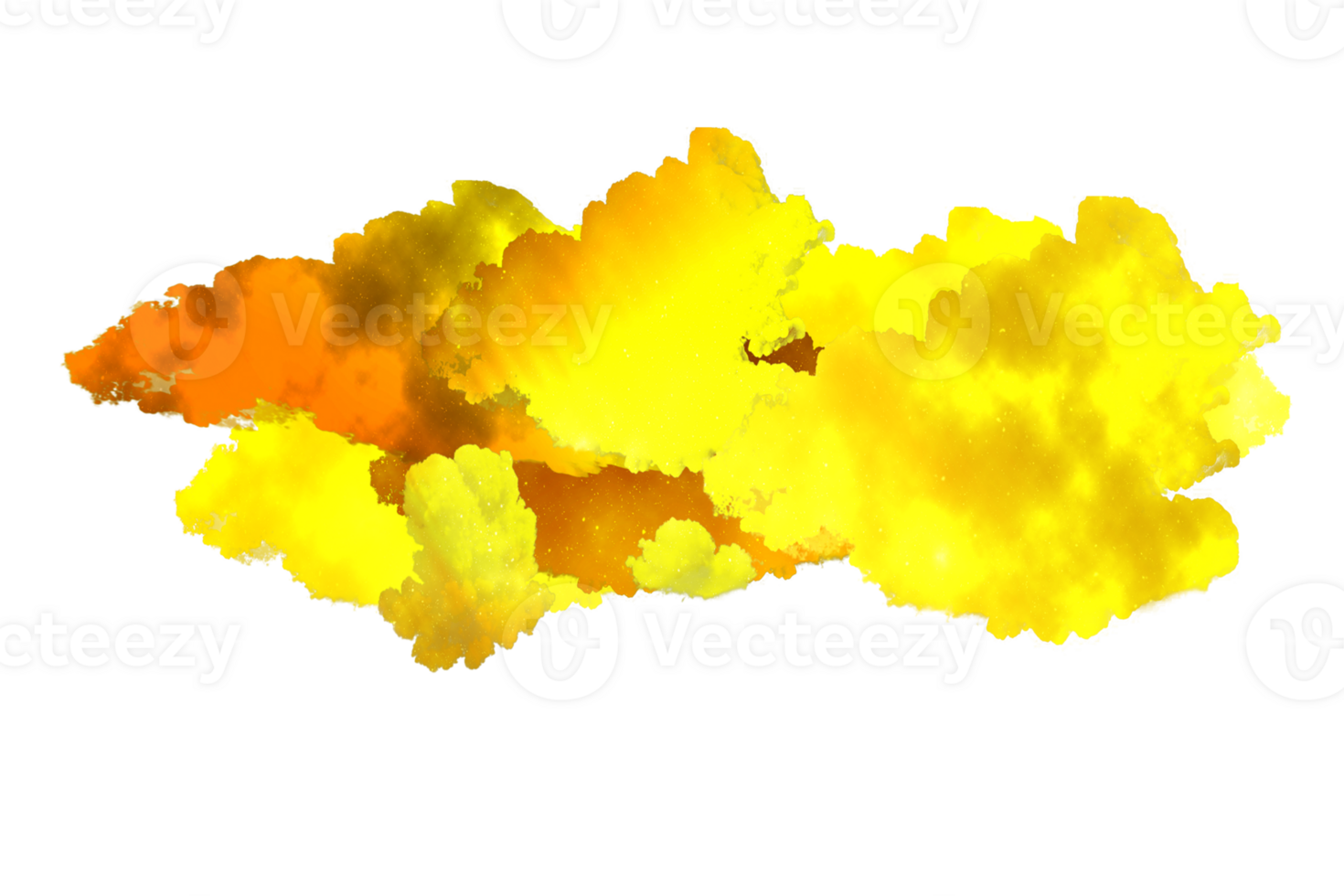 cloud in golden color png