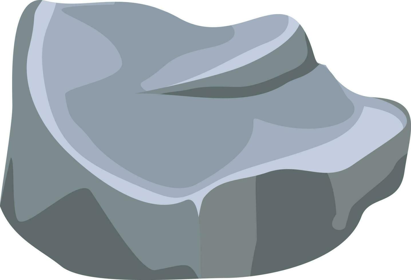 Roca repisa. pila rock exterior, mineral bloquear montaña acantilado, construcción edificio, dibujos animados vector