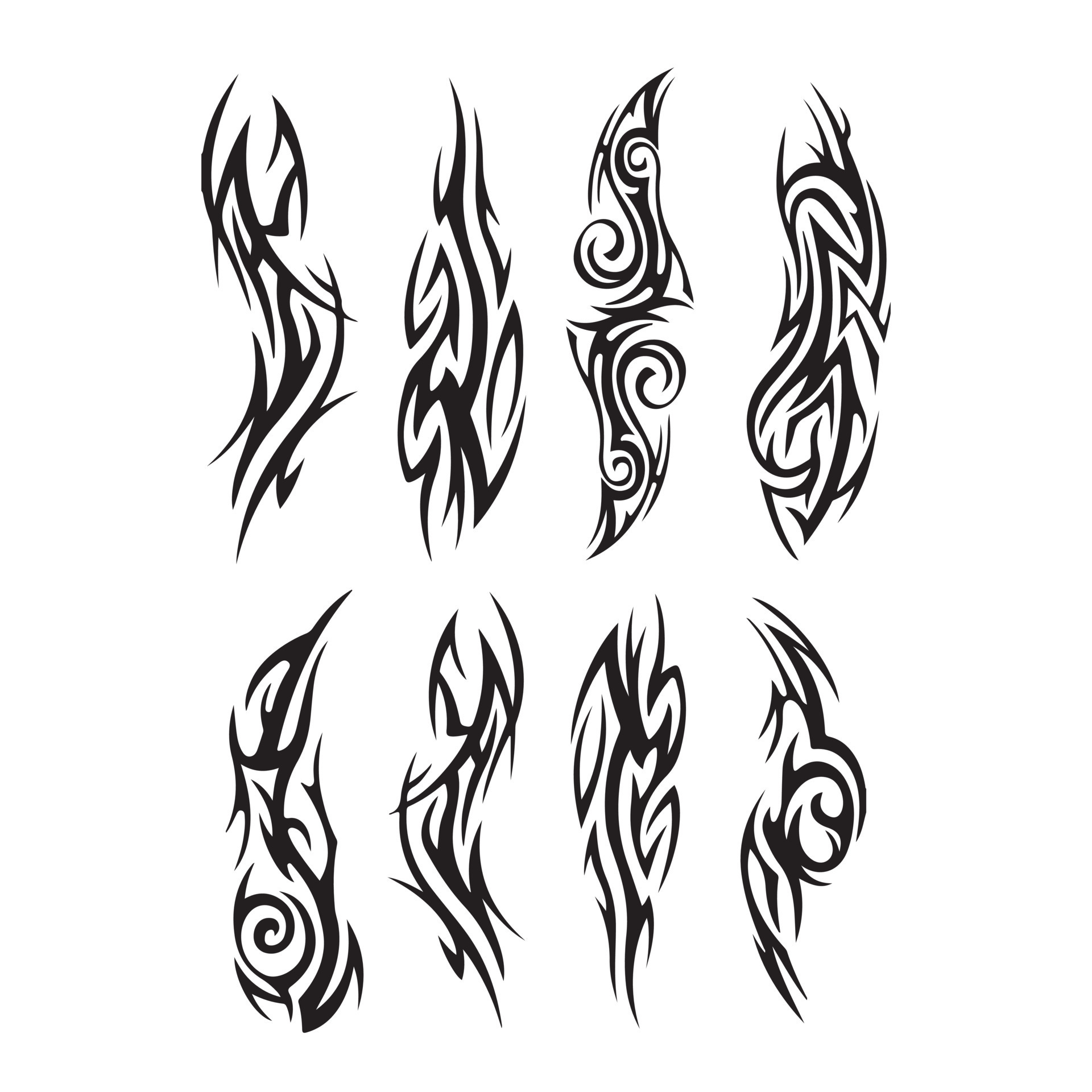 Set of Trible tattoo Design .Tattoo vector file 23626968 Vector Art at ...