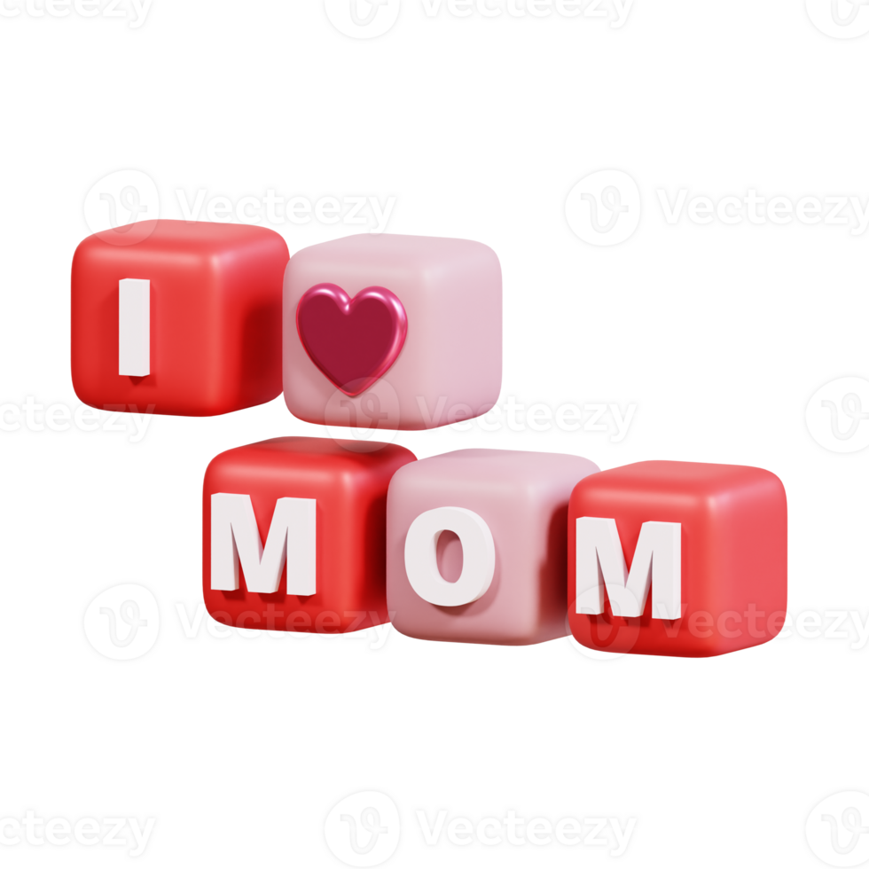 Mothers Day 3D Icon png