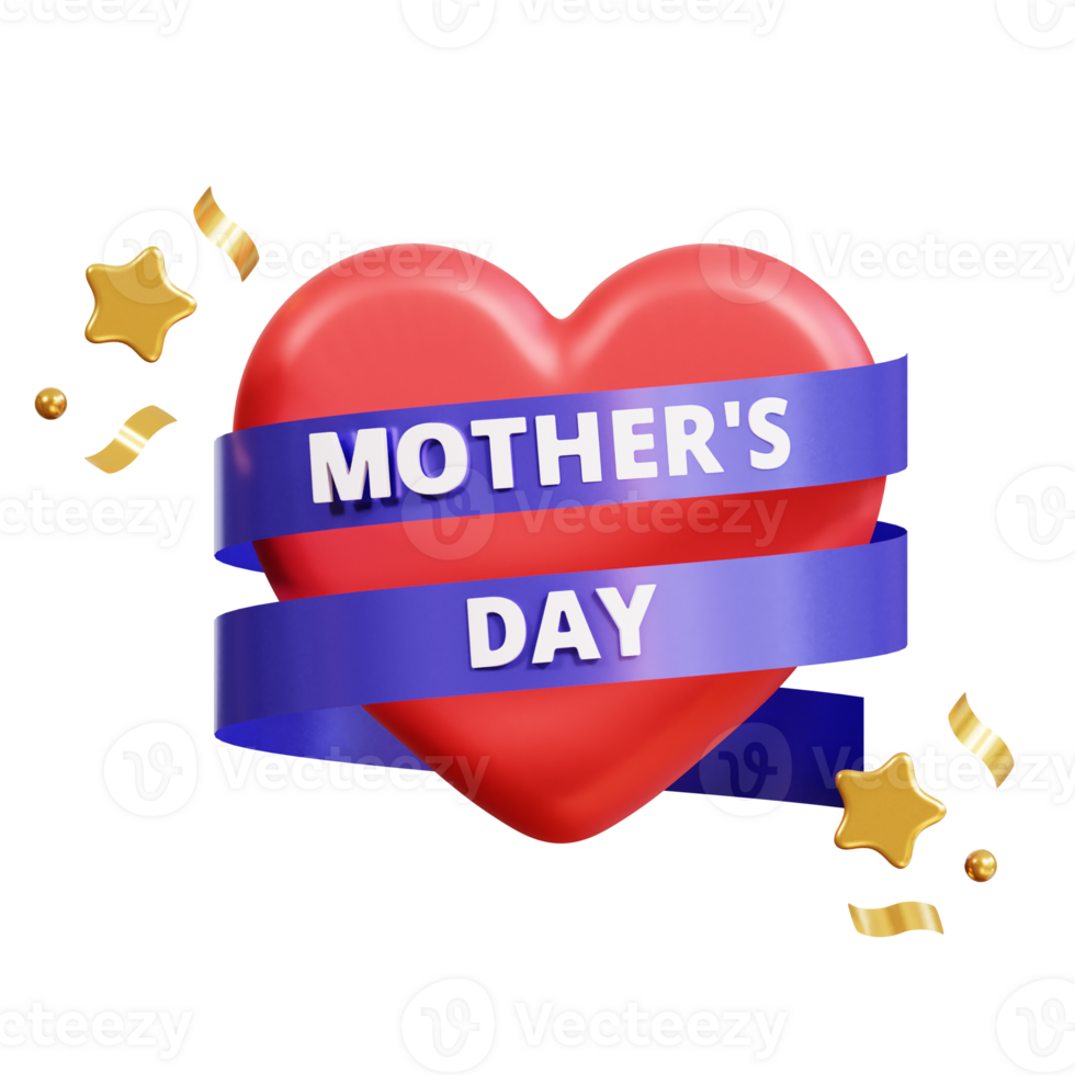 Mothers Day 3D Icon png