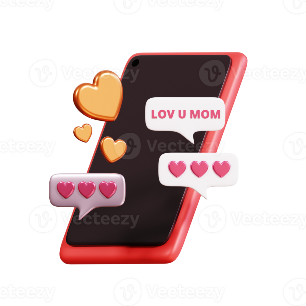 Mothers Day 3D Icon png