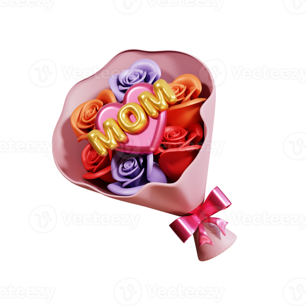 Mothers Day 3D Icon png