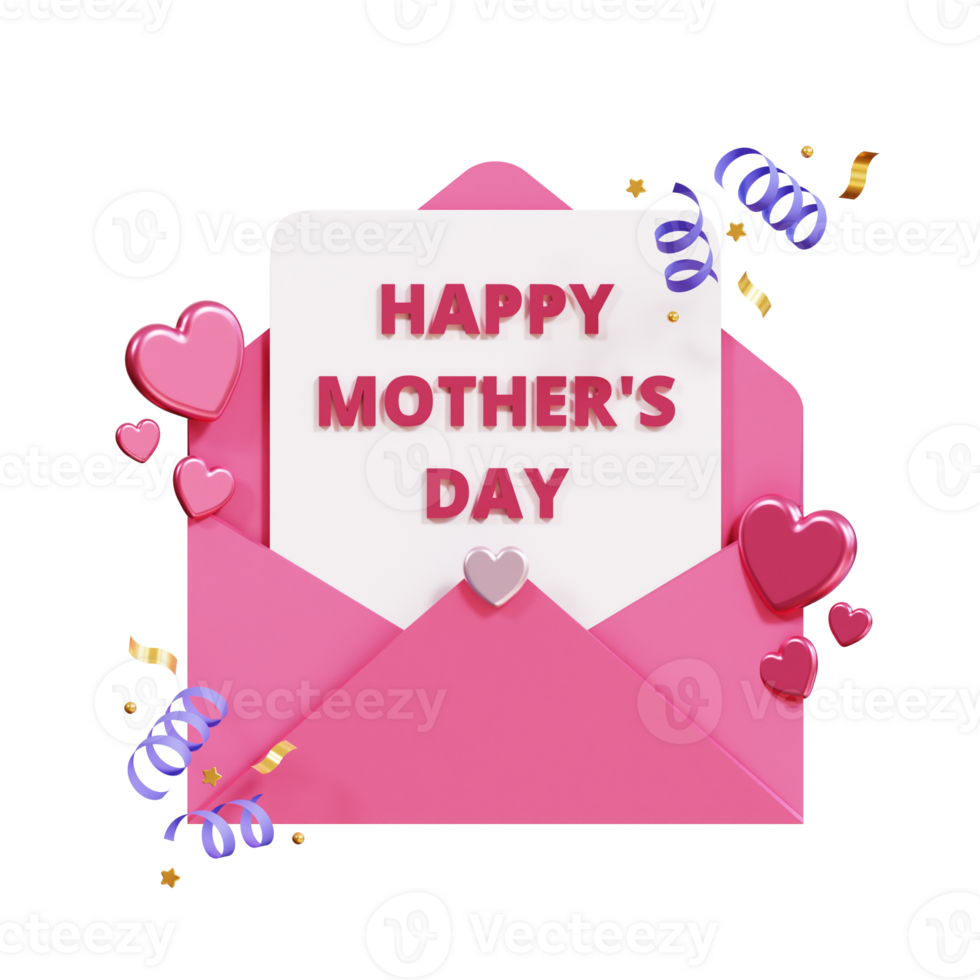 Mothers Day 3D Icon png