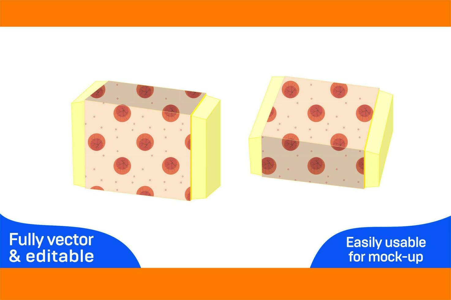 Soap paper slveeve box packaging dieline template and 3D vector file 3D box