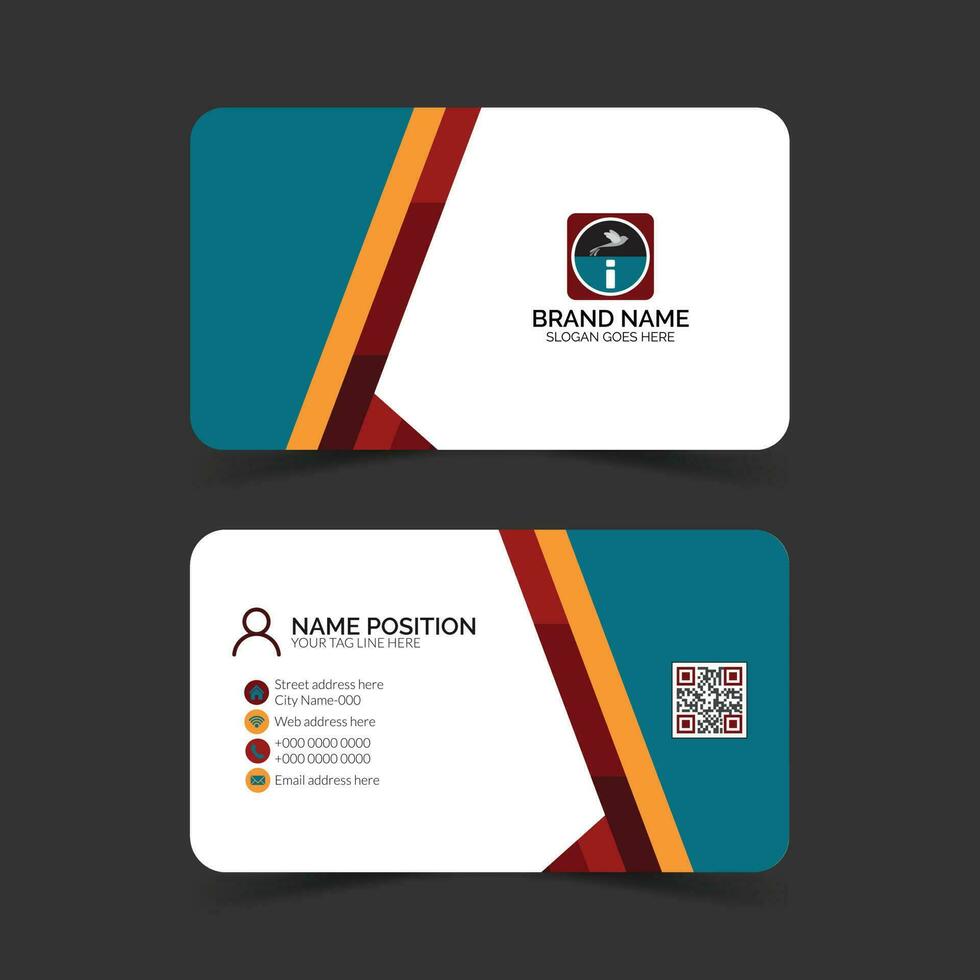 Business Card Template Vector