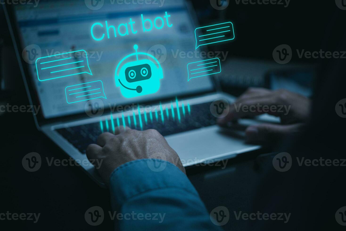 chatbot conversacion ai artificial inteligencia tecnología en línea ...