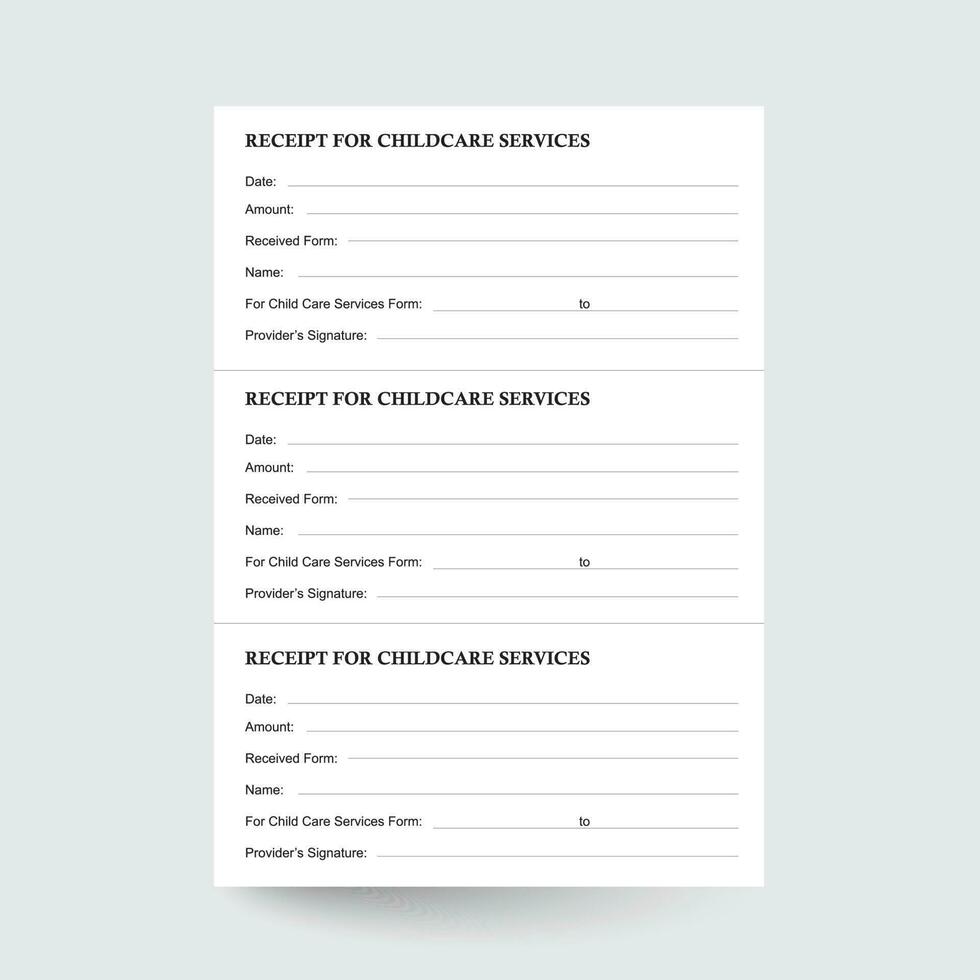 Child Care Receipt,Daycare Payment Form,Daycare Tax Form,Printable Daycare,Tuition Receipt,Receipt Template,Daycare Balance Due,Child Care Form,Child Care Receipt vector