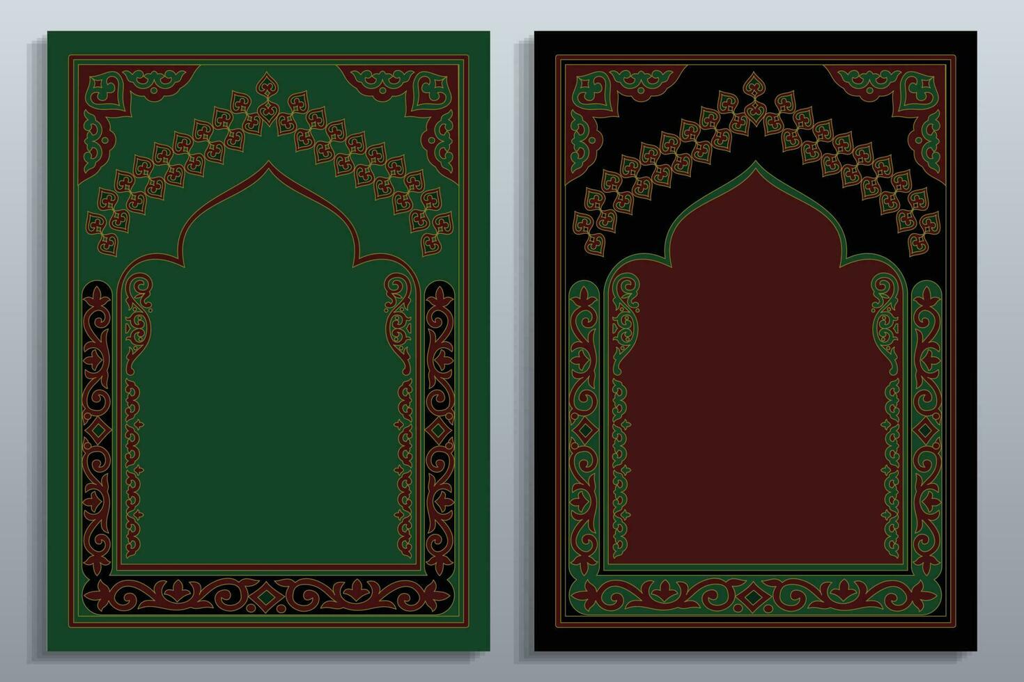 Quran Book Cover vector