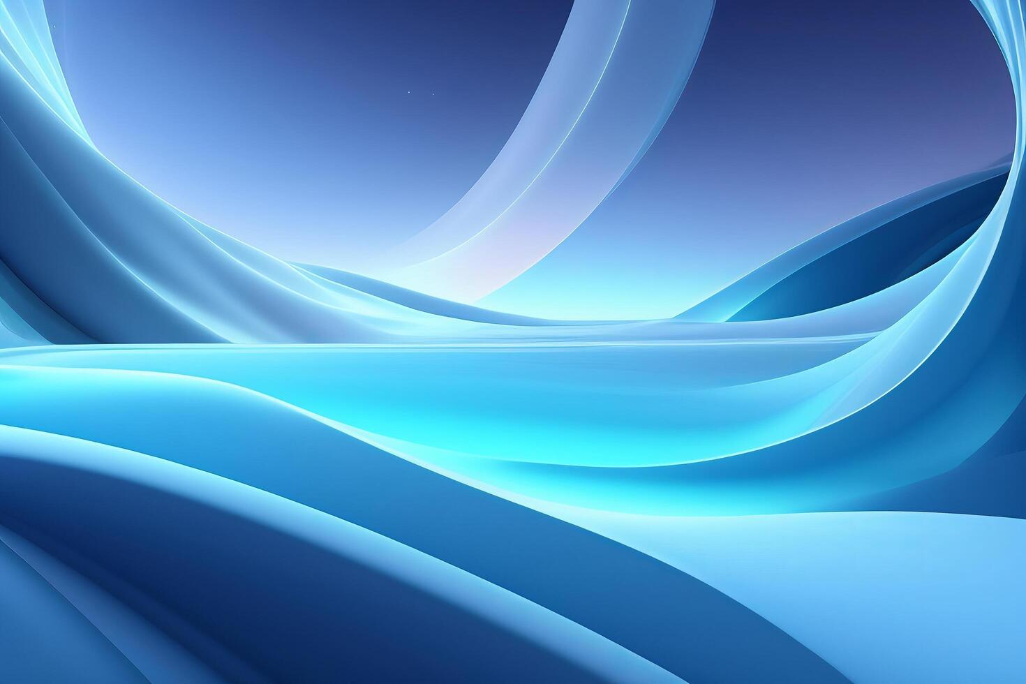 abstract background with glowing lines in the form of a rainbow.. photo