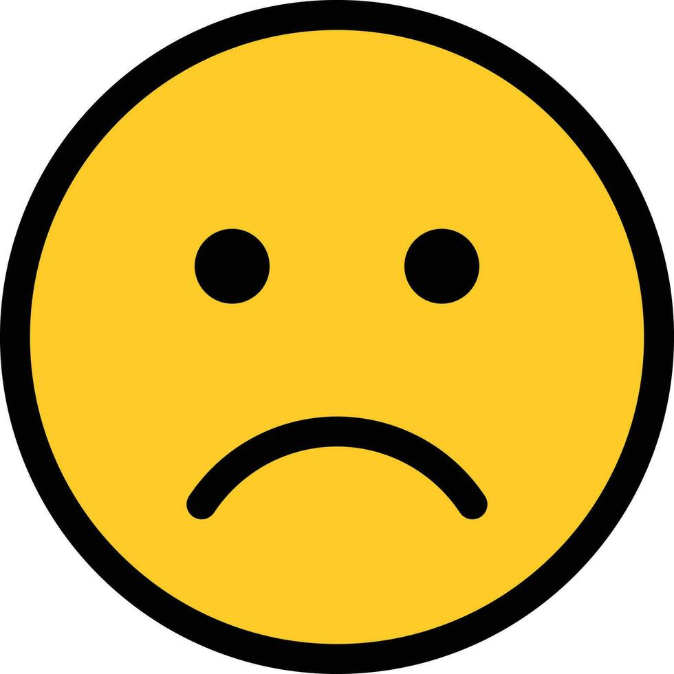 sad-face Illustration Vector