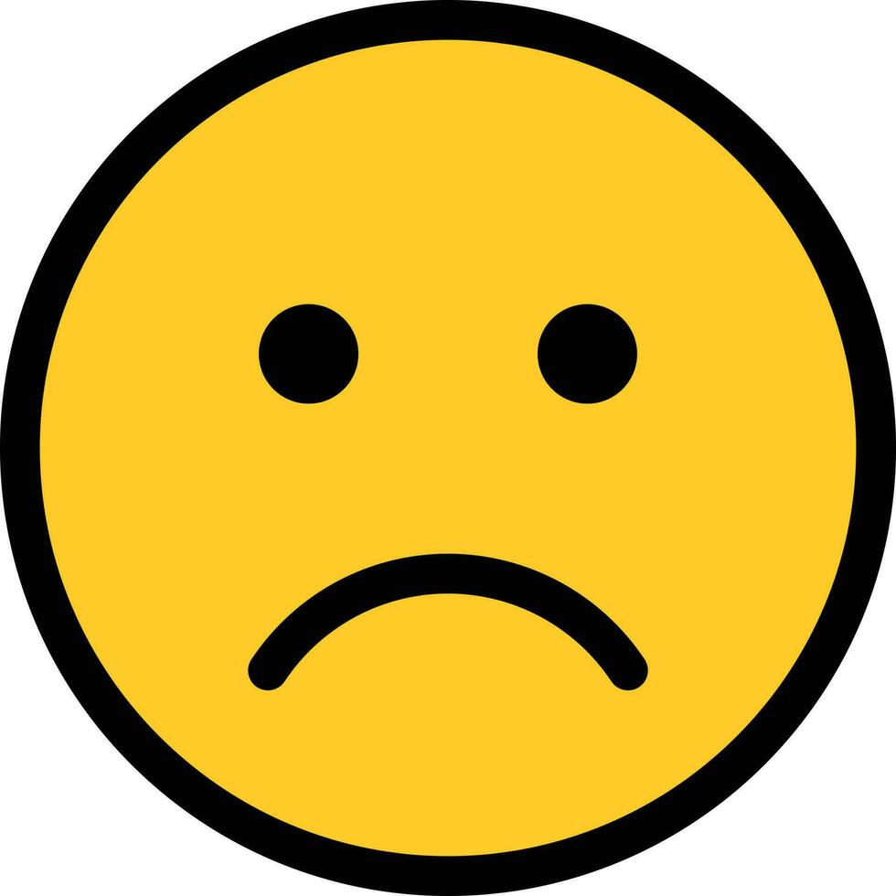 sad-face Illustration Vector