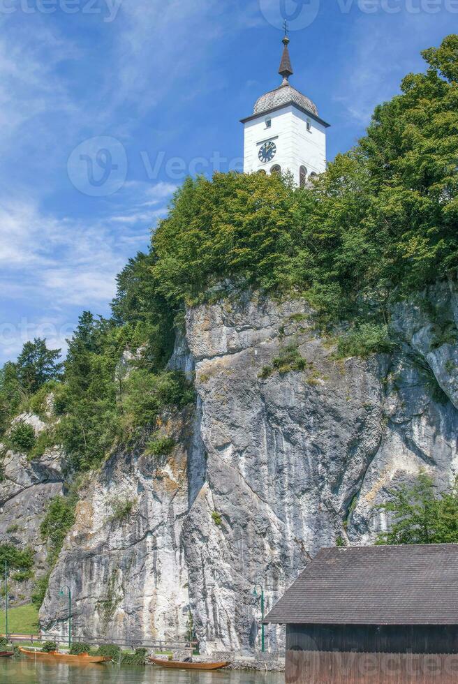 johannesberg capilla en traunkirchen a lago traunsee,superior Austria foto