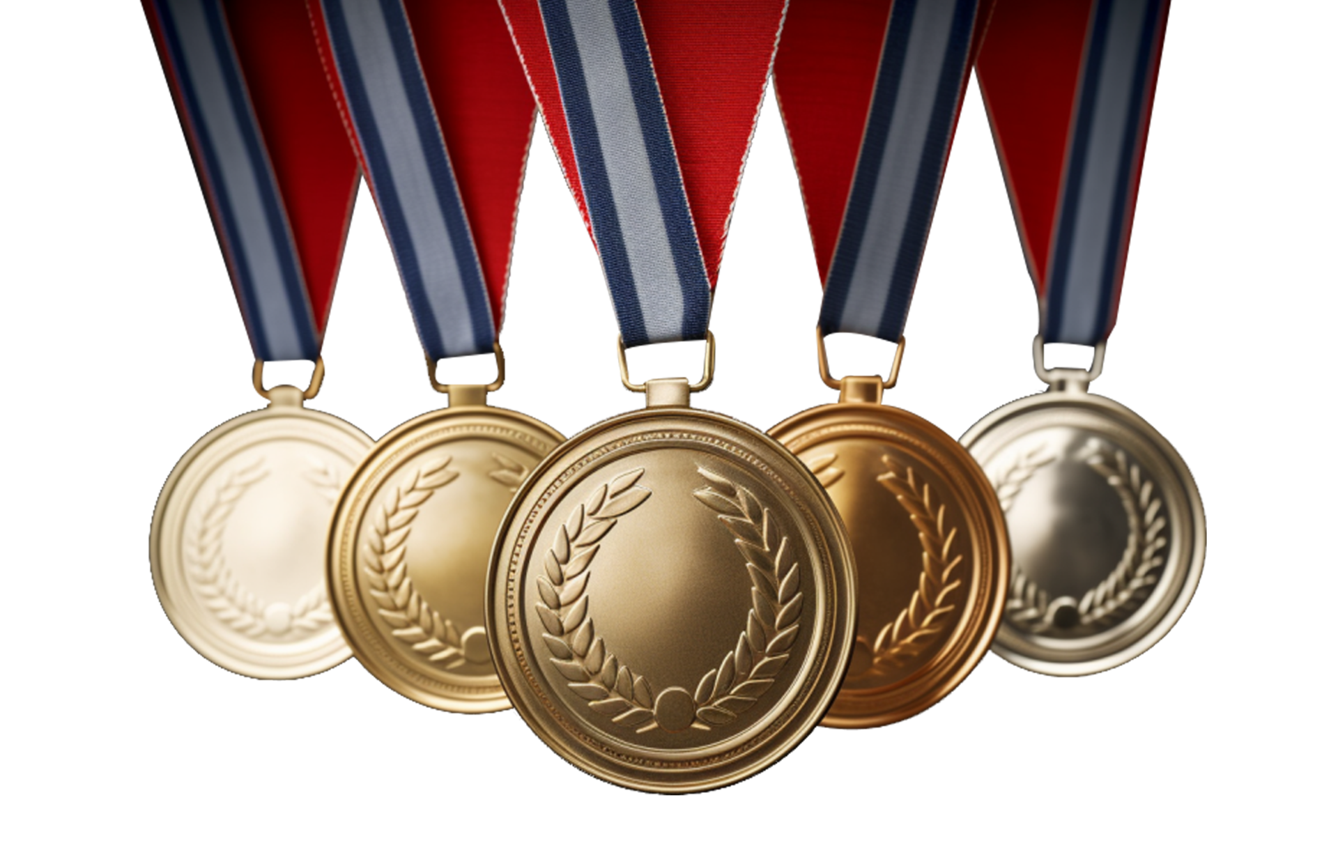 Conjunto de medallas de premio