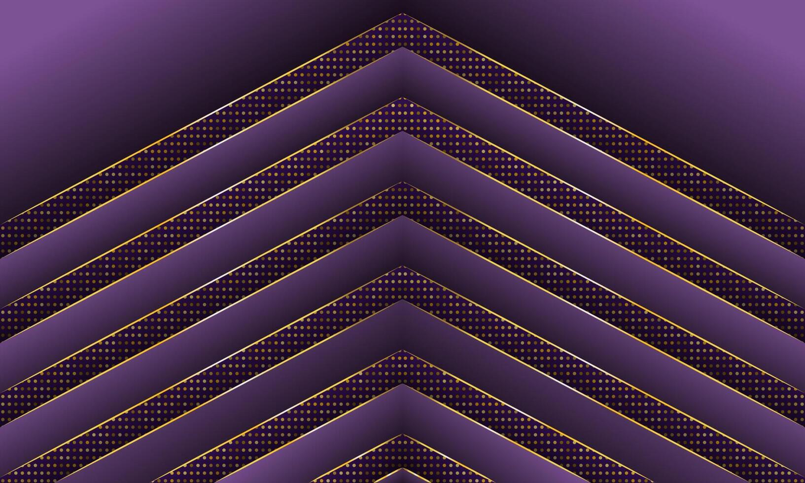 Golden Purple abstract background for social media design vector