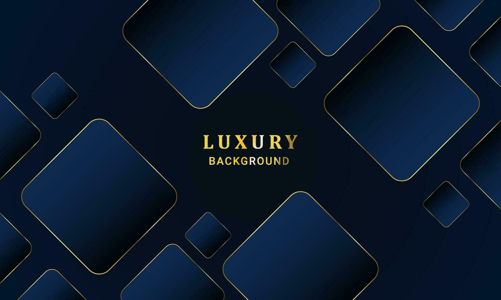 Blue luxury abstract background for social media design vector