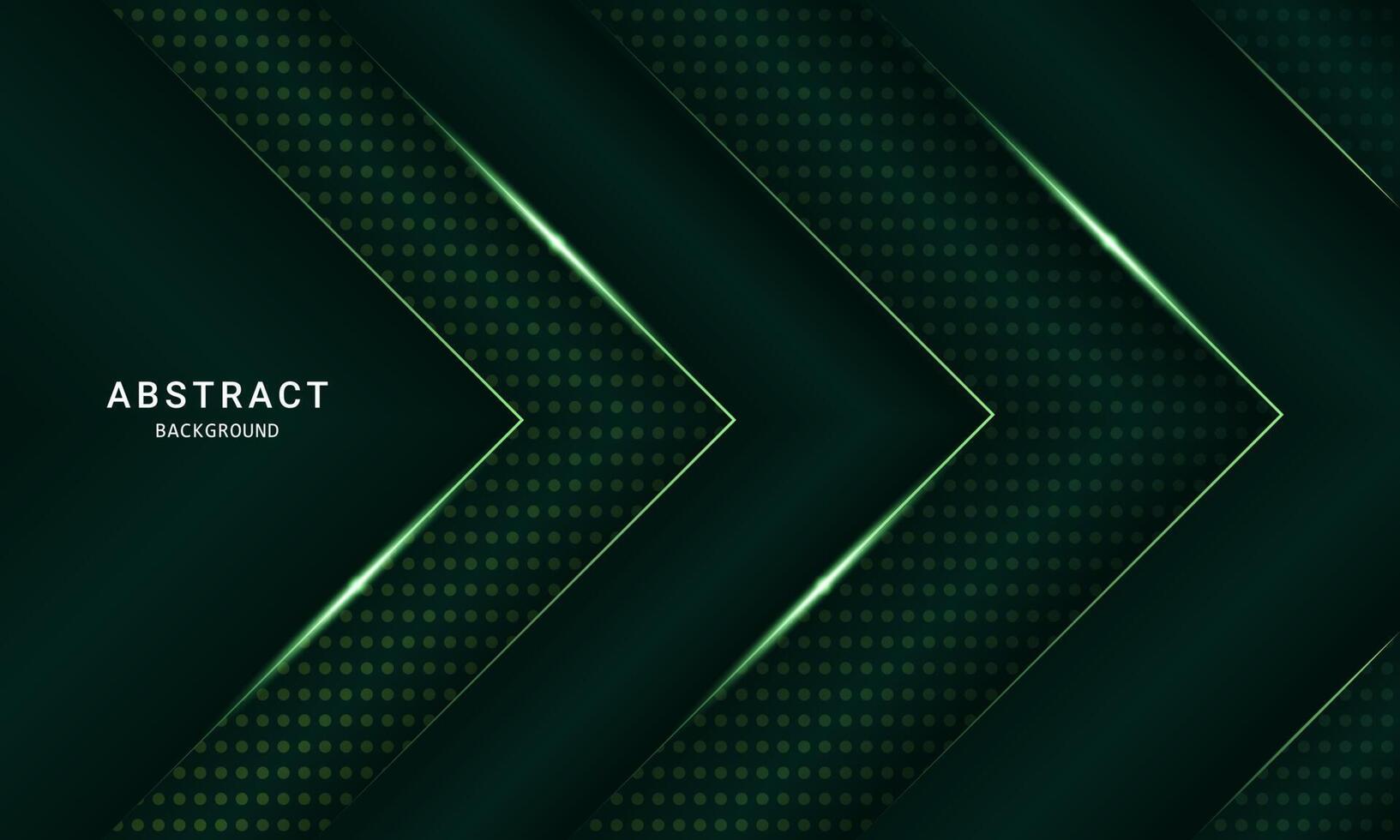 Green black modern abstract background for social media design wallpaper vector