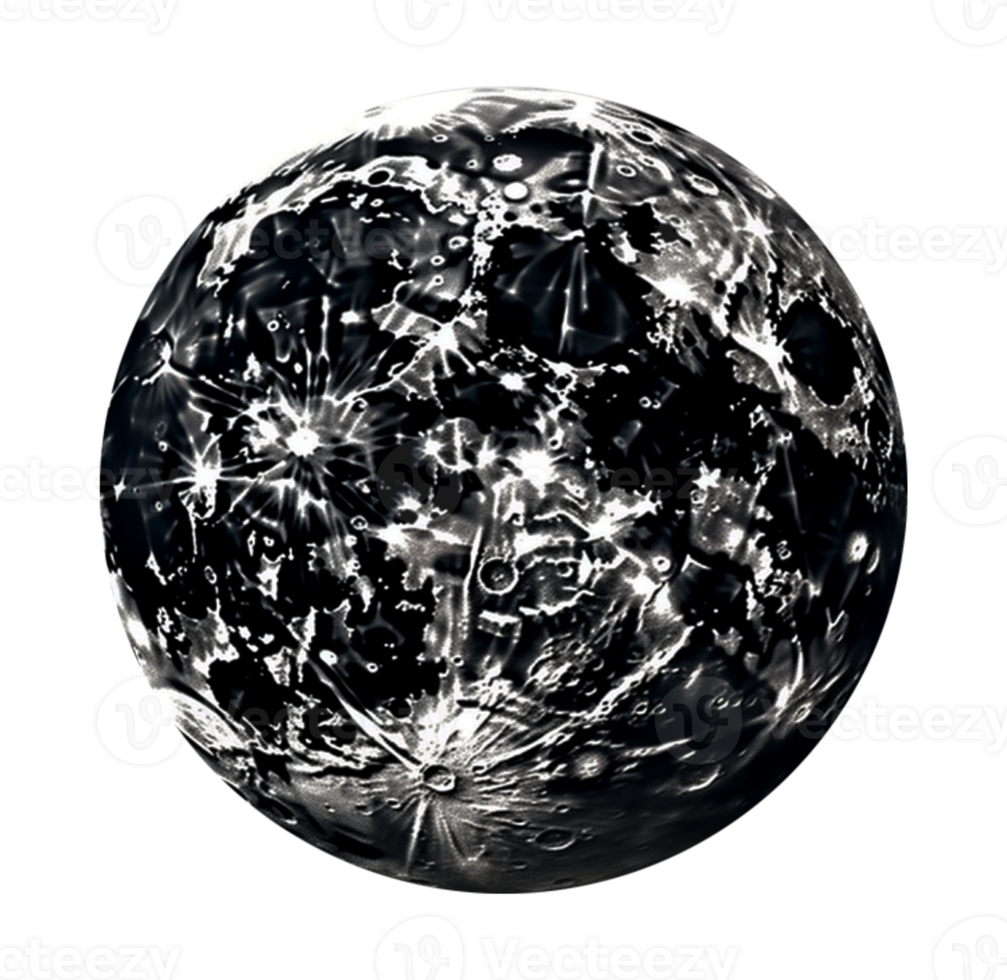 Black earth in round shape png 23629250 PNG