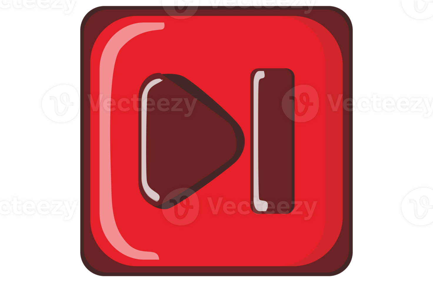 Music and Video Player button - Next Button png