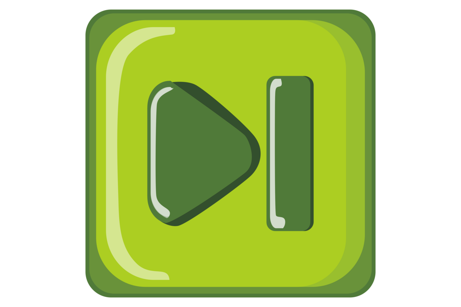 Music and Video Player button - Next Button png