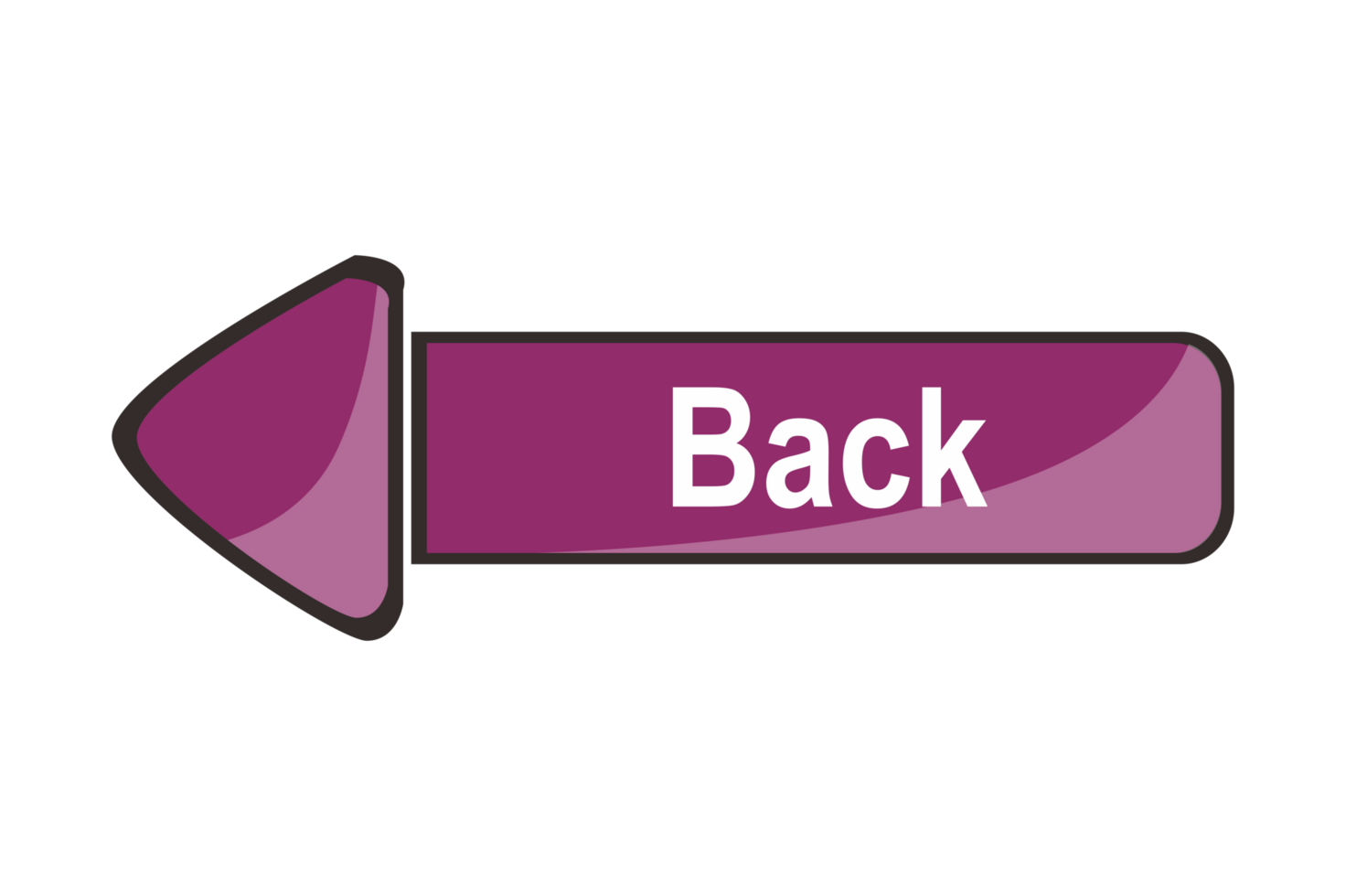 Web Button Icon - Back Button png