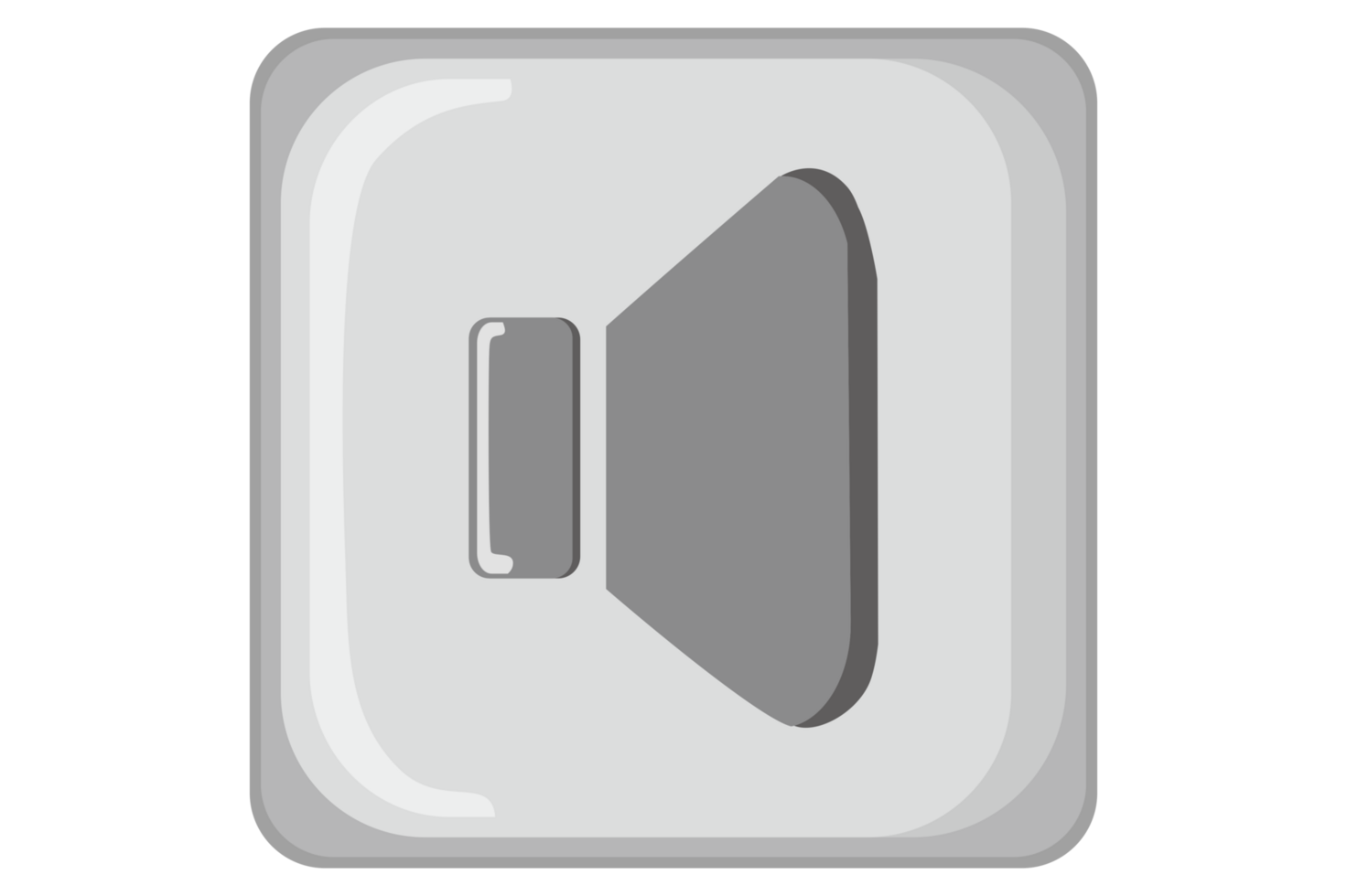 Music and Video Player button - Speaker Button png