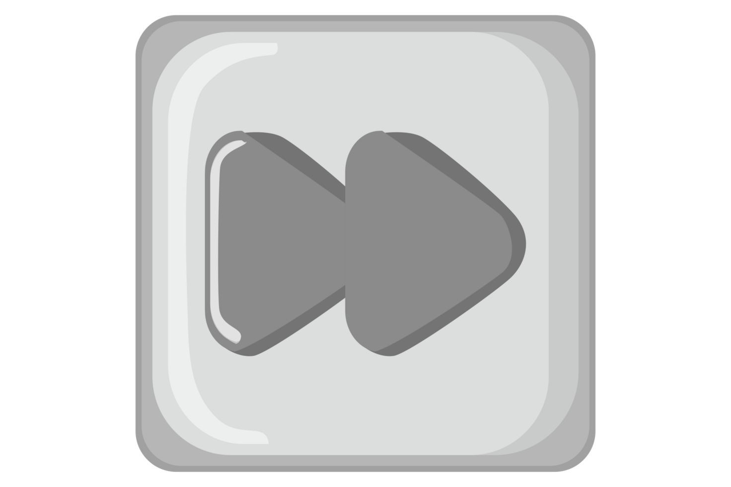 Music and Video Player button - Advance button png