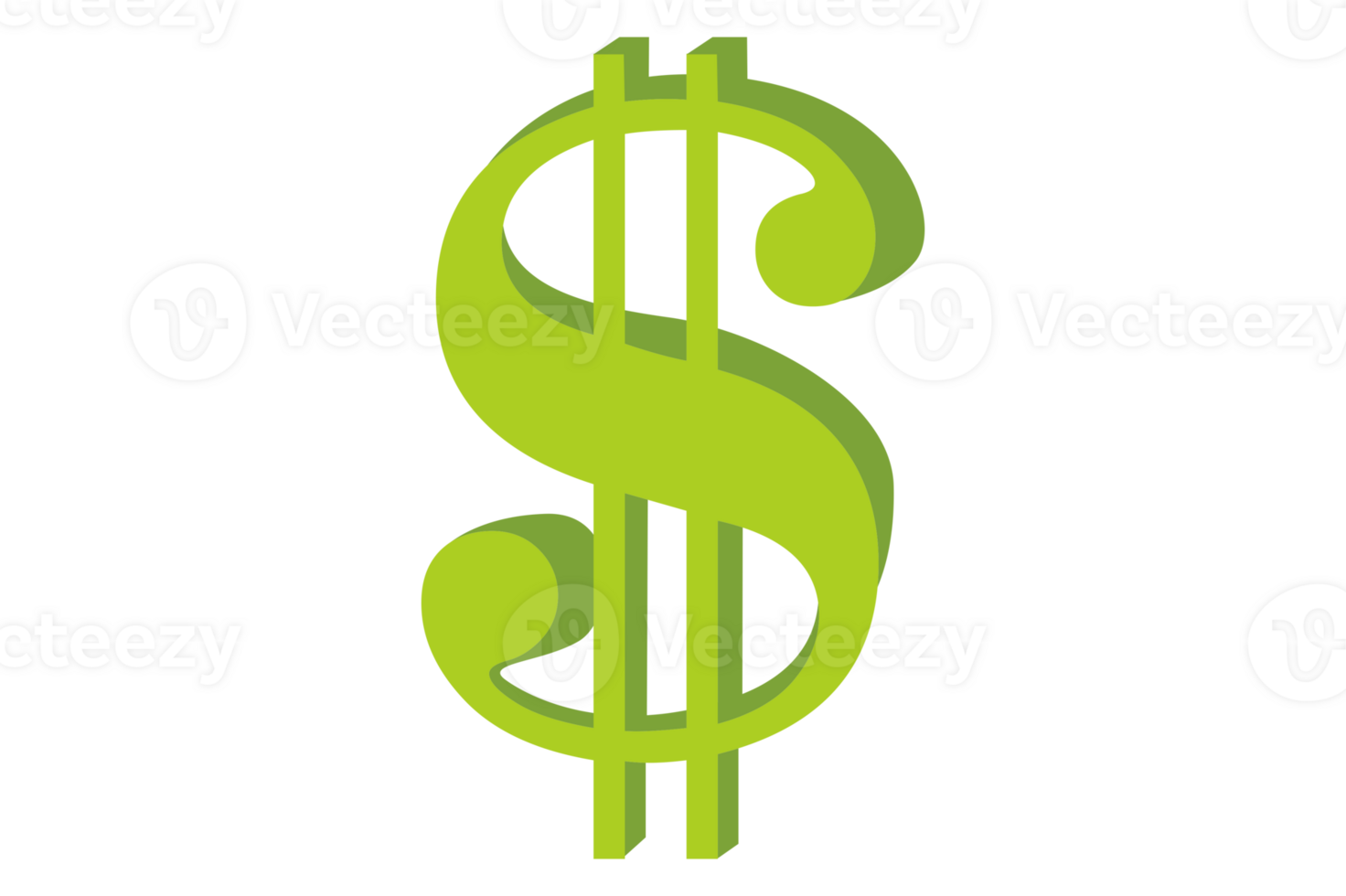 Green Dollar Icon Transparent Background png