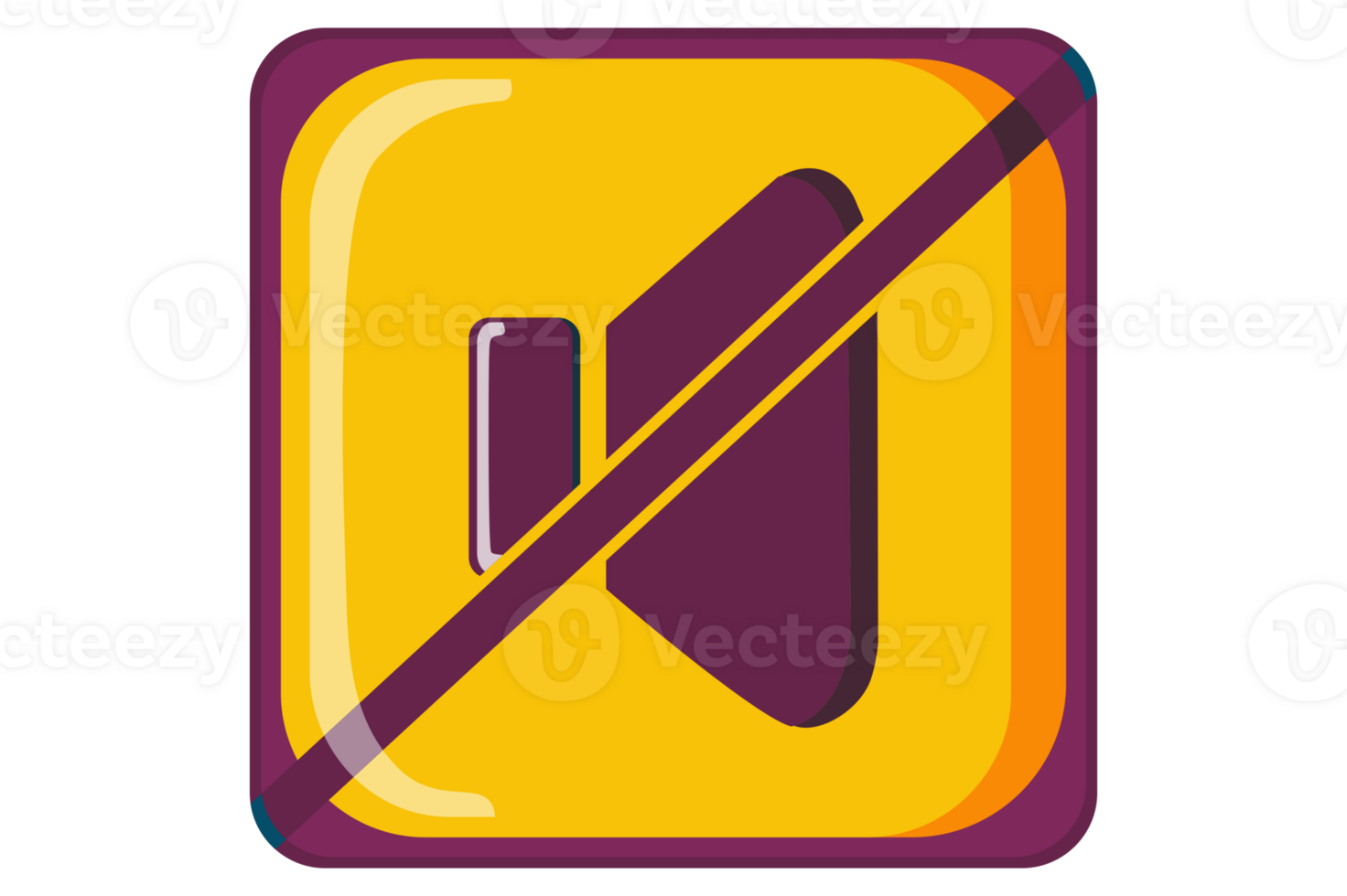 Music and Video Player button - Mute Button png