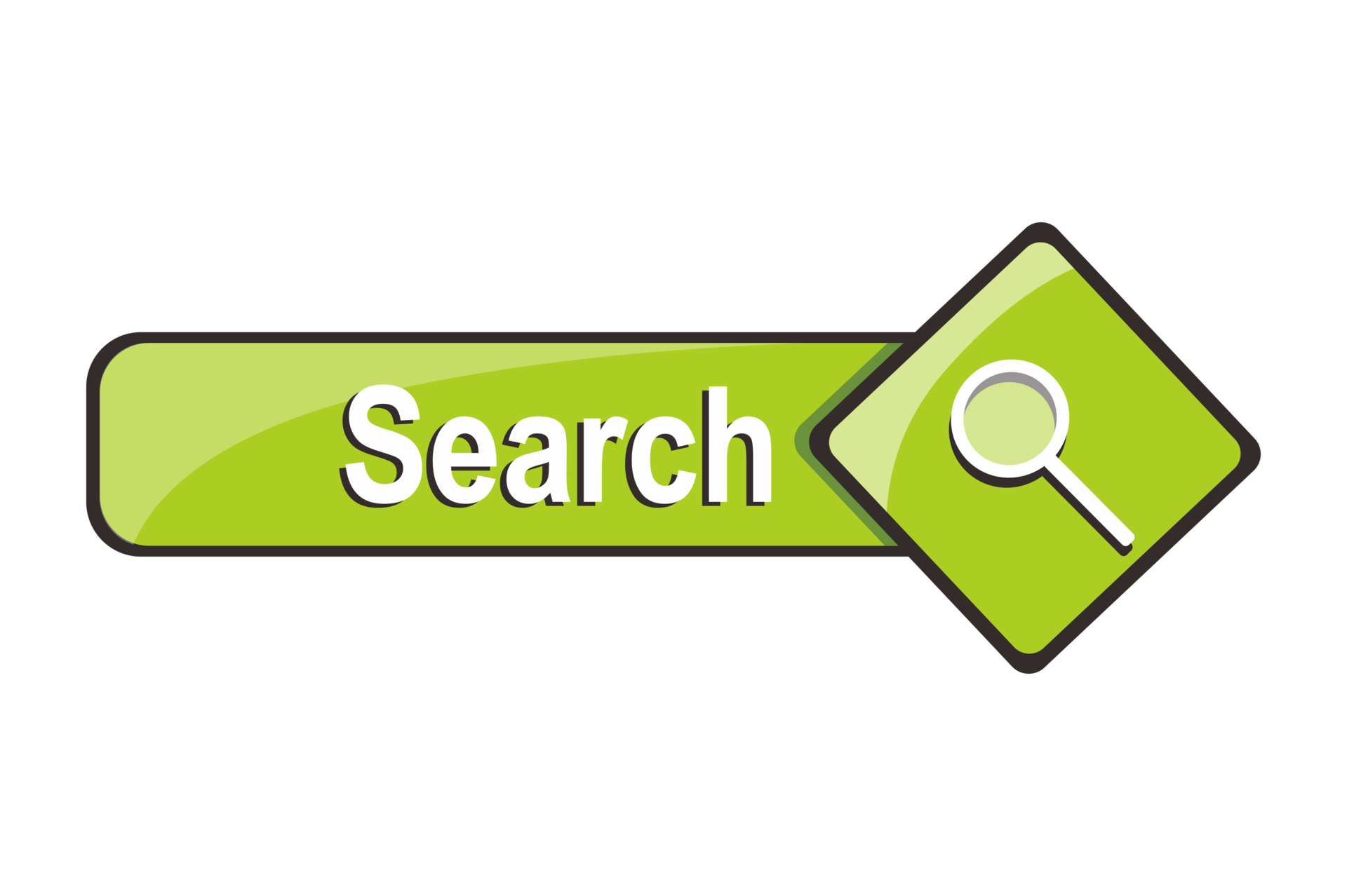 Web Button Icon - Search Button 23630156 PNG