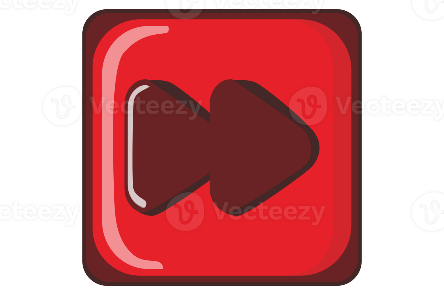 Music and Video Player button - Advance button png