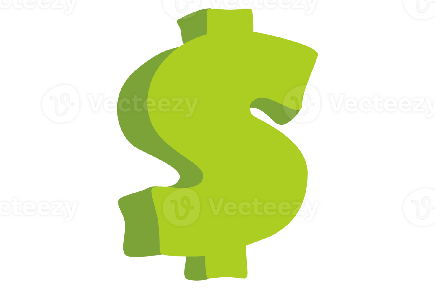 Green Dollar Icon Transparent Background png