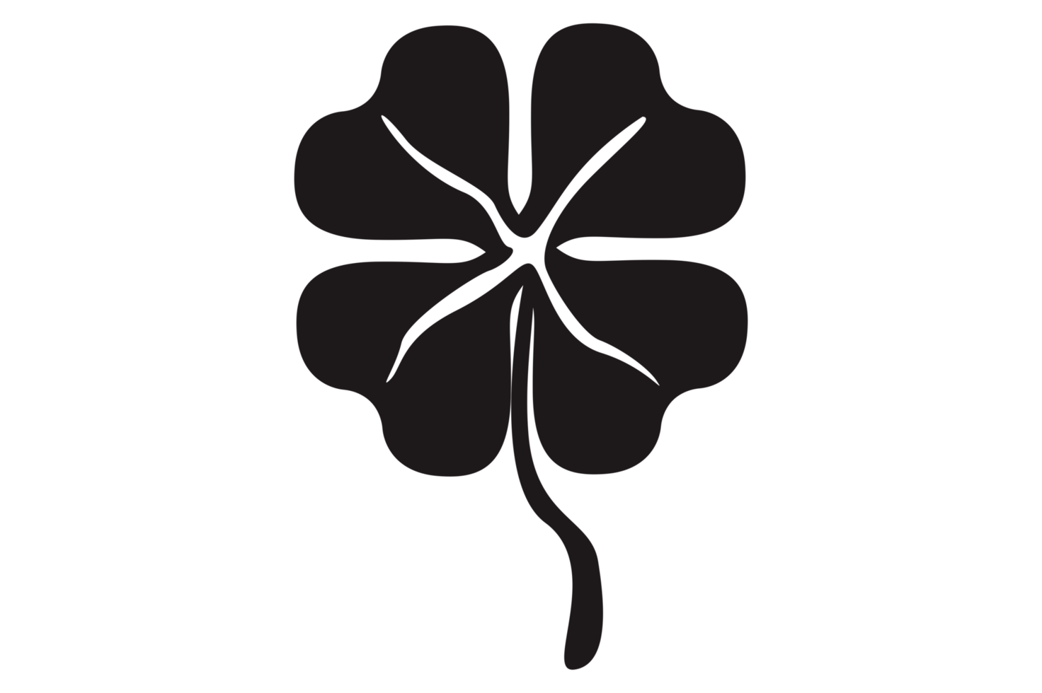 Four Leaf Clover On Transparent Background png