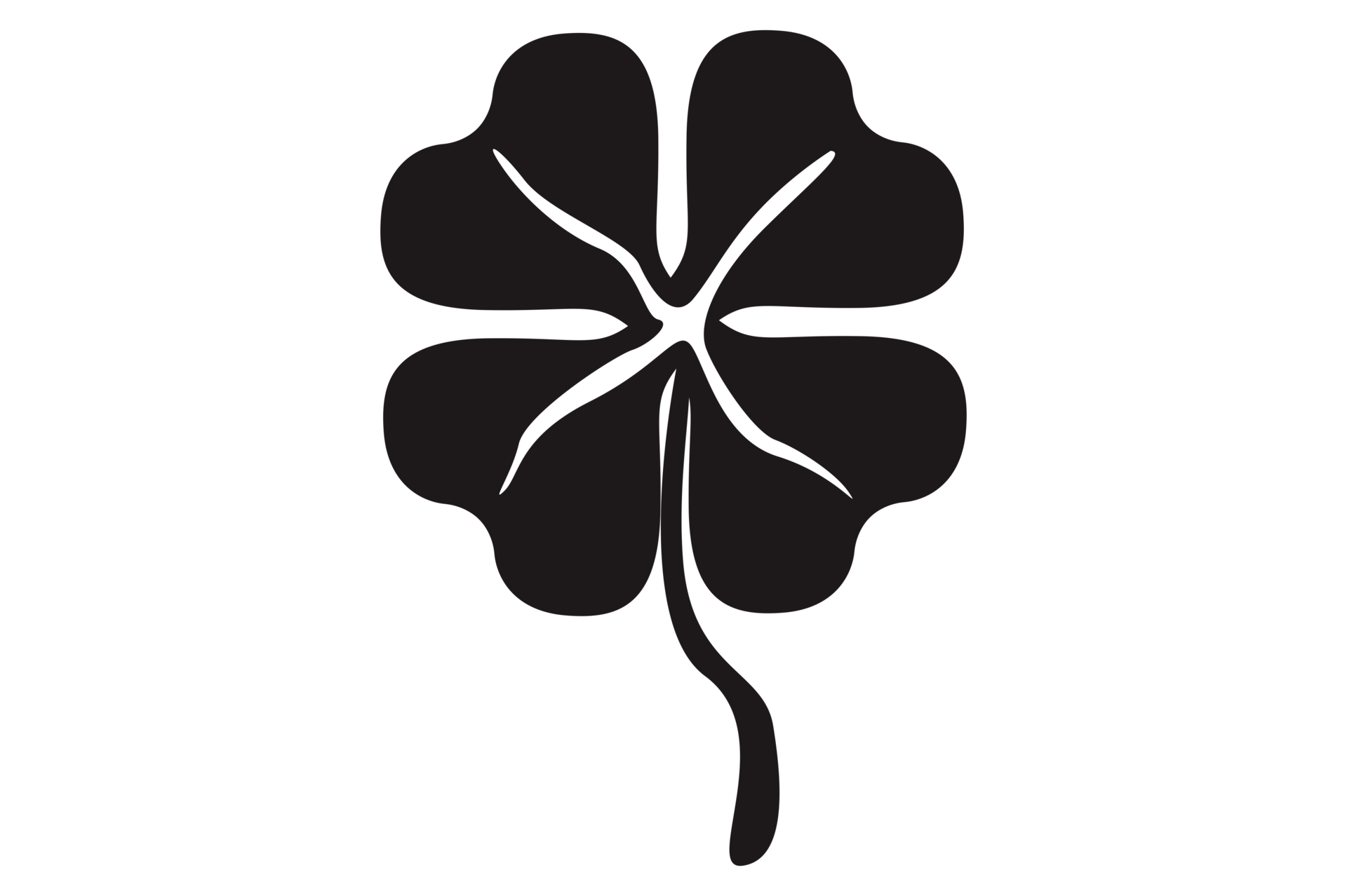 Four Leaf Clover On Transparent Background 23630202 PNG