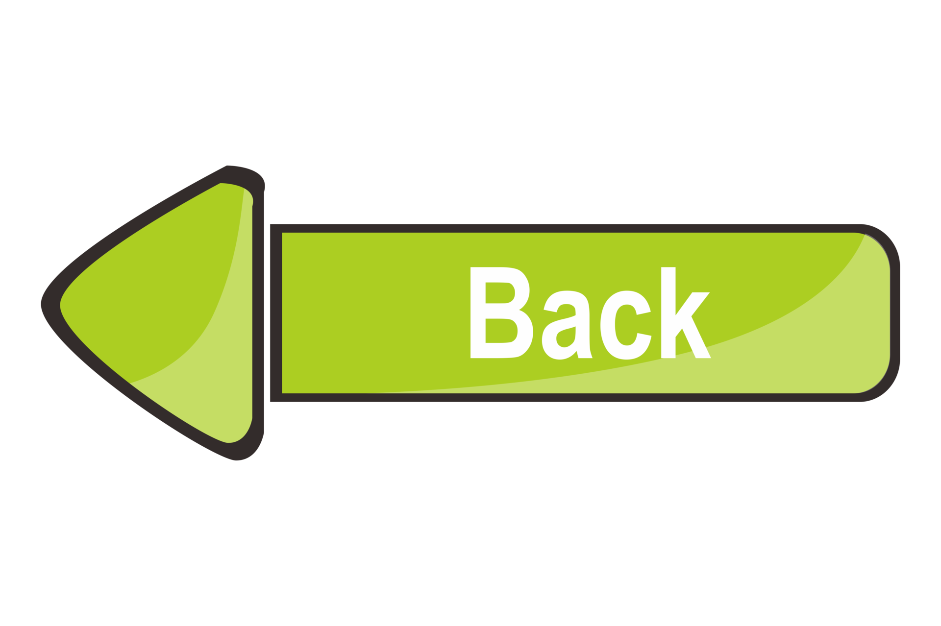 Web Button Icon - Back Button 23630241 PNG