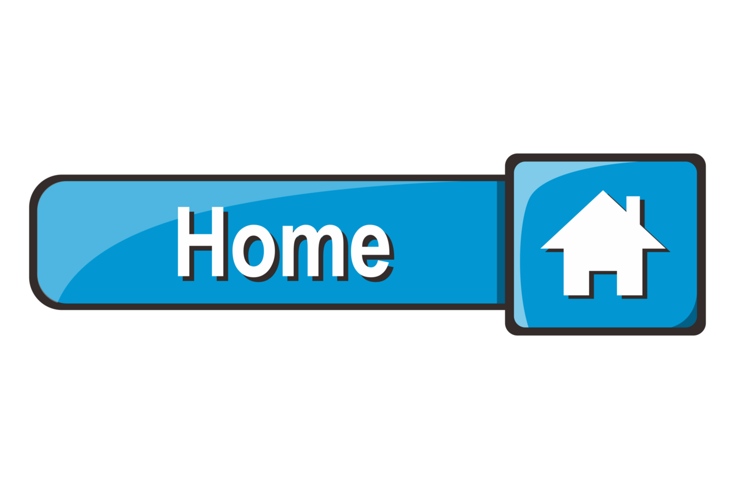 web botón icono - hogar botón png